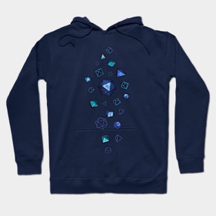 It's raining dice! | In blue Hoodie